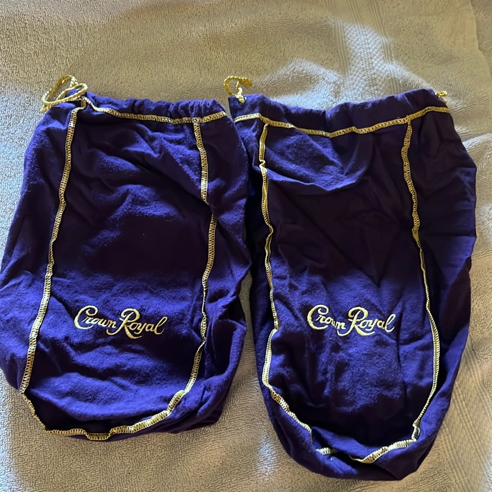 Crown royal collectors bags large bags